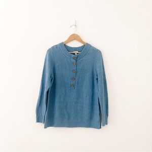 Pure Jill Blue Knit pullover